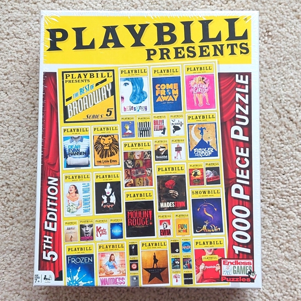 Playbill Presents Best Broadway 1000 Piece Jigsaw Puzzle 5th Edition NEW
